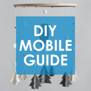 DIY MOBILE GUIDE Owl & Trees, Winter Woodland Mobile