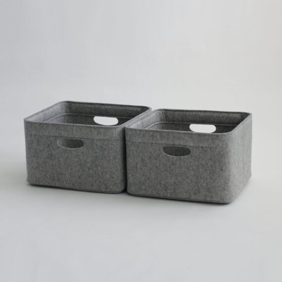Custom-Made Bins, S size in light grey