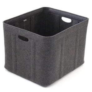 Custom-made bin in dark grey, XXL size