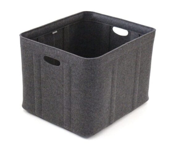 Custom-made bin in dark grey, XXL size