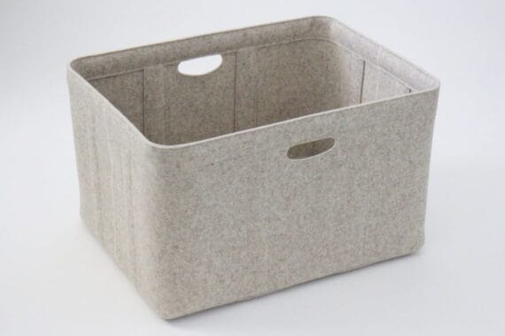 Custom-made bin in oatmeal, XXXL size