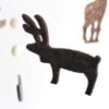 Arctic Animals and Felt balls Mobile, reindeer