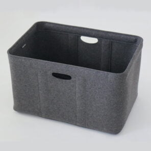 Custom-made bin in dark grey, XL size